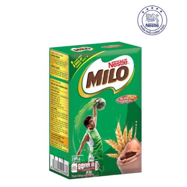 Sữa milo hộp giấy 285g