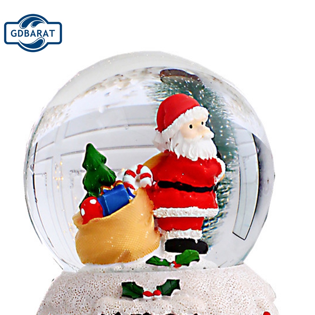 Quả cầu tuyết pha lê để bàn trang trí giáng sinh chống rơi