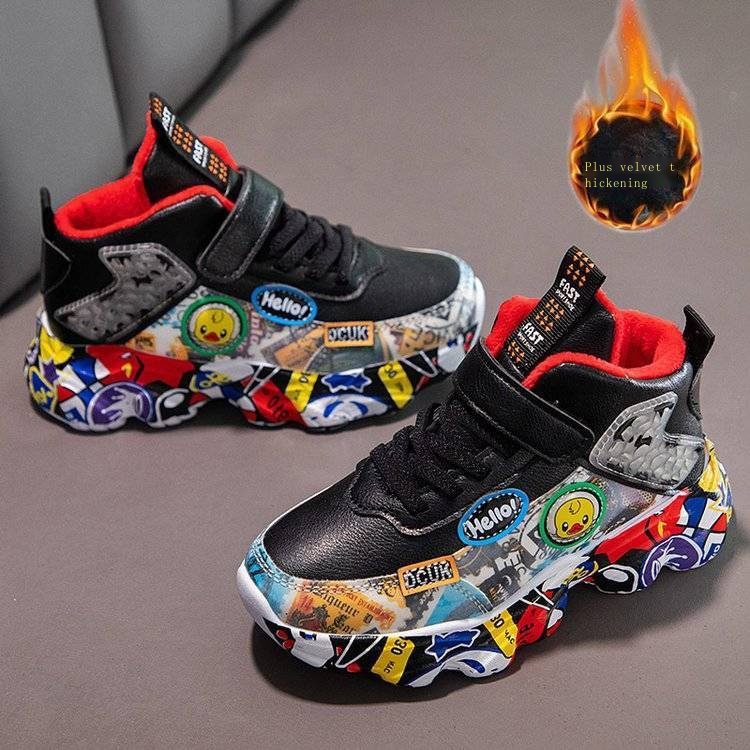 Giày Sneaker Đế Mềm Thoáng Khí Thời Trang Xuân Thu 2022 Cho Bé Trai