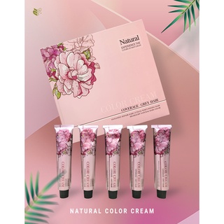 Thuốc nhuộm tóc cân bằng, phủ bạc Natural