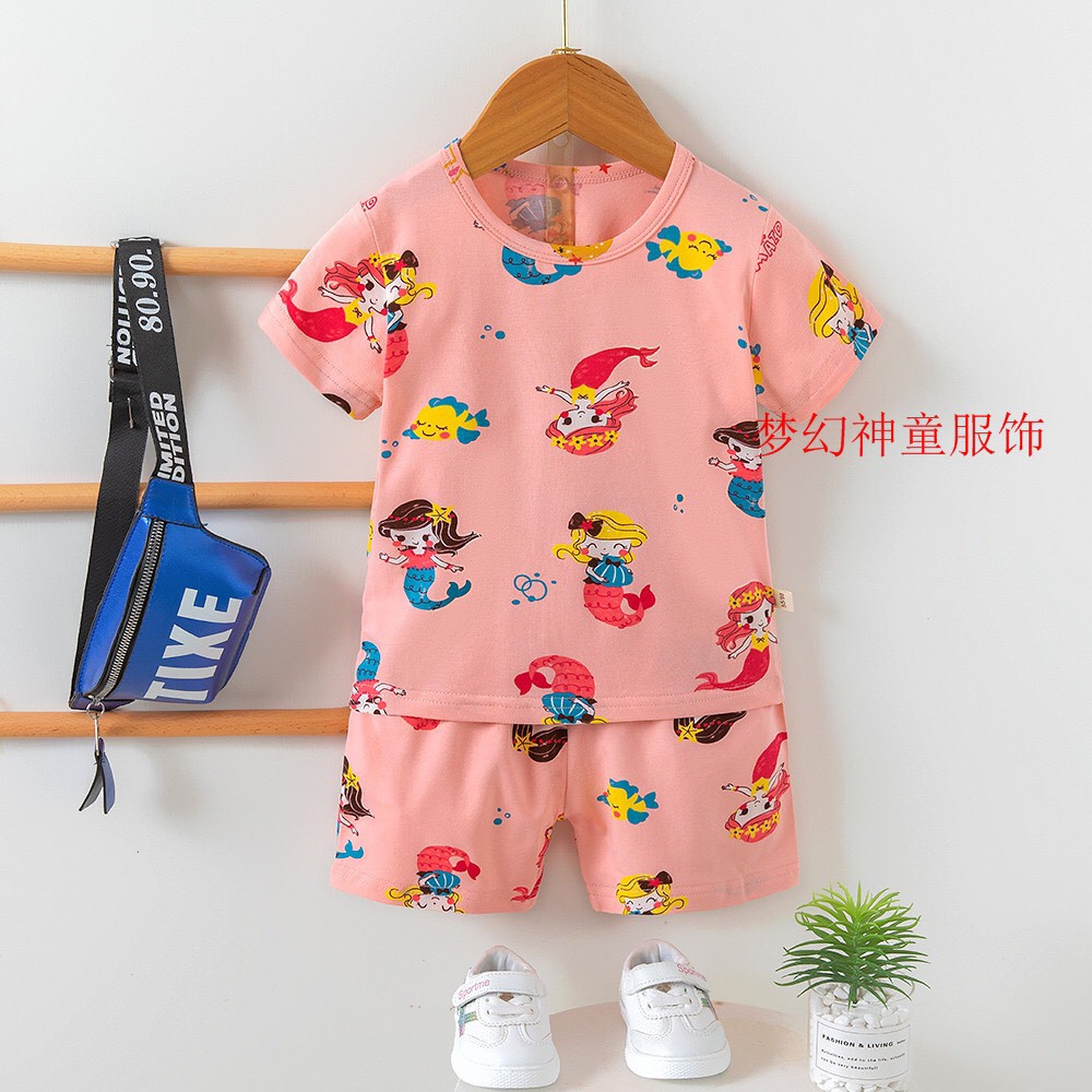 QUẦN ÁO TRẺ EM Đồ bộ thun cotton xuất hàn quảng châu bé trai, bé gái Size nhỡ .