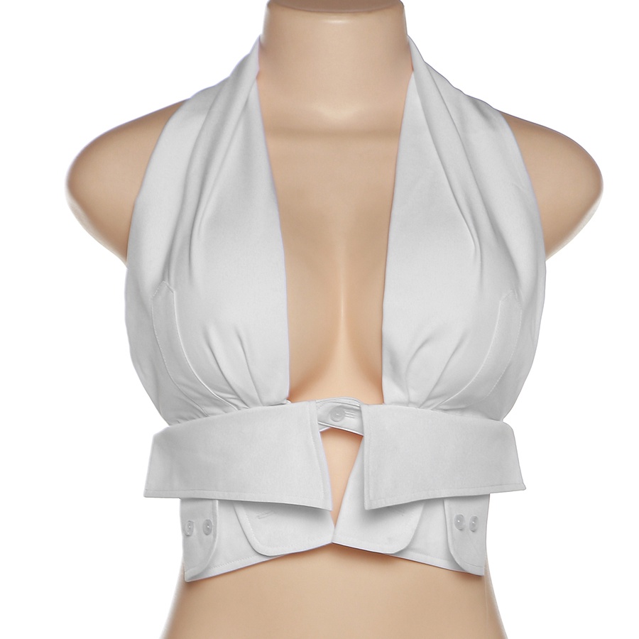 Klalien Áo Croptop Không Tay Cổ Khoét Sâu Hở Lưng Mùa Hè Kỳ Nghỉ Quyến Rũ Cho Nữ