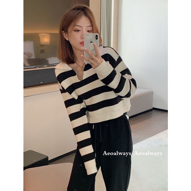 ÁO LEN SỌC MÀU DỄ THƯƠNG