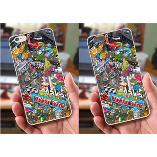 Ốp lưng iPhone 6 Plus / 6S Plus (dẻo viền trắng trong) - Brands