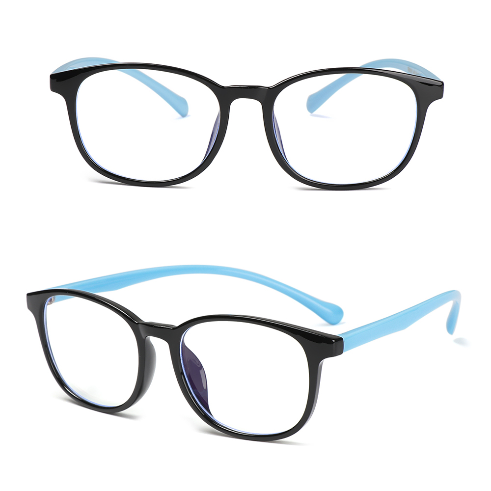 Mắt Kính Tr90 Chống Ánh Sáng Xanh Bảo Vệ Mắt Thời Trang Cho Bé