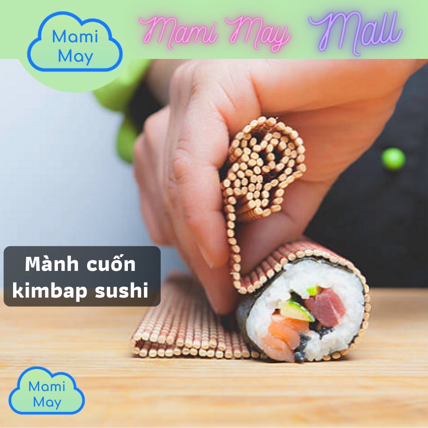 [NHẬP KHẨU] Rong biển cuộn kimbap ( kim bắp), lá kim cuốn sushi và cơm loại 01 Hàn Quốc Daesang 10 lá + Mành tre Artecle