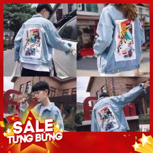 -HÀNG NHẬP KHẨU ÁO KHOÁC JEAN NAM NỮ CỔ BẺ HÀN QUỐC Đắp Hình Mặt NAM Mặt NỮ hình thật tự chụp Liên hệ mua hàng 084.209.1