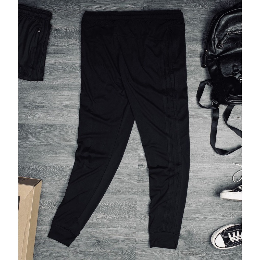 Quần Thể Thao Nam In 3 Sọc Chìm Trên Ống Quần - Quần Jorger Nam Thu Đông Co Giãn Ống Côn - QTT01 - Shopmens