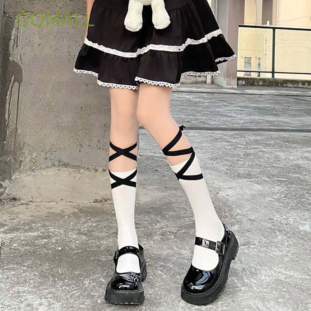 Vớ Cổ Cao Phong Cách Harajuku Nhật Bản Xinh Xắn Cho Nữ