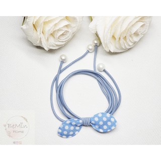 (ẢNH THẬT) Cột tóc nơ handmade Hàn Quốc Bemin