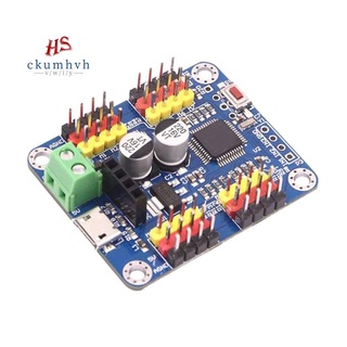 Bảng mạch điều khiển động cơ servo pwm 16 kênh pcb cho sg90 mg995 diy