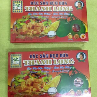 Kẹo dừa đậu phộng sầu riêng Thanh Long - Đặc sản Bến Tre