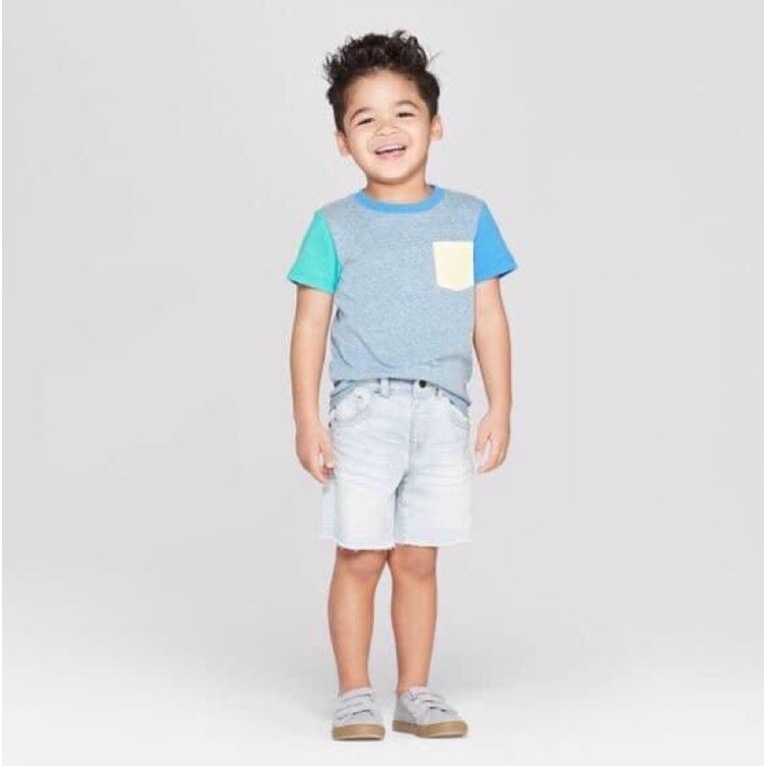 Quần Short Jean Cat Jack xuất xịn bé trai