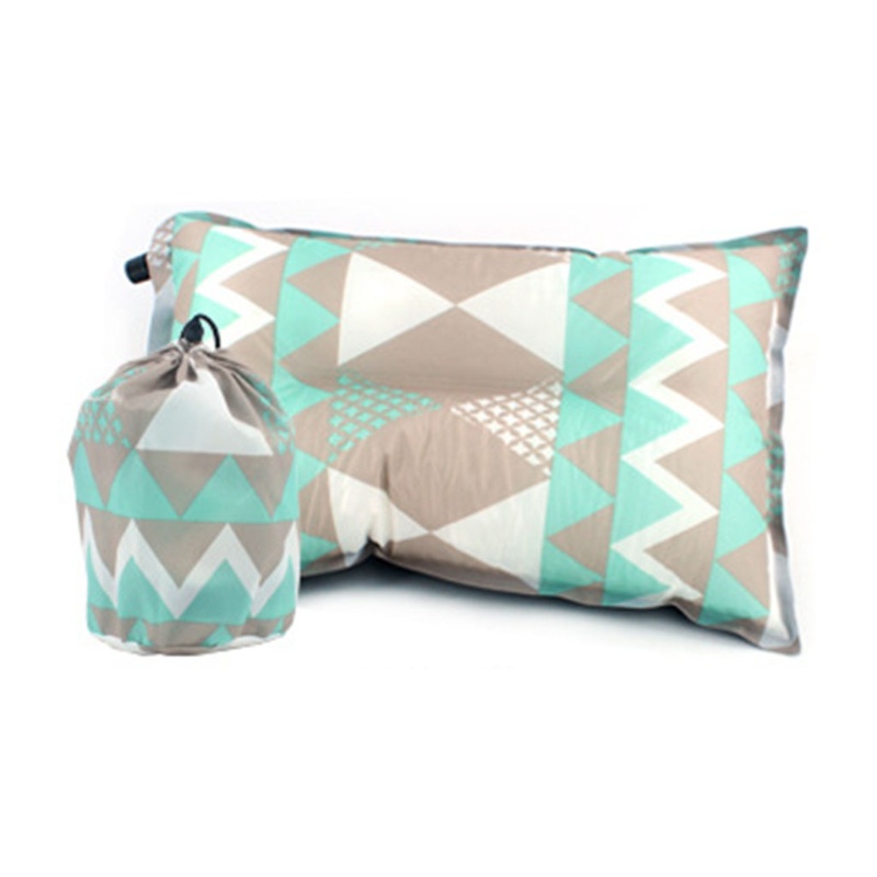 Gối Bơm Hơi Trọng Lượng Nhẹ Hỗ Trợ Cổ Khi Ngủ / Leo Núi