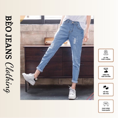 Quần Baggy Nữ Bigsize Từ 54 đến 85kg, Lưng Cao Trên Rốn Chuẩn Form
