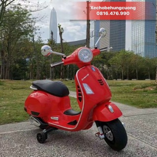 XE MÁY VESPA ĐIỆN CHO BÉ LỚN 2-12 TUỔI