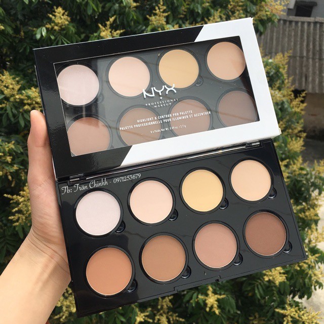 Phấn Tạo Khối NYX Highlight & Contour Pro Palette (21.6g)