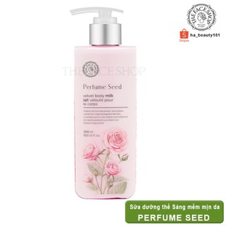 Sữa dưỡng thể hương nước hoa TheFaceShop Perfume Seed Velvet Body Milk
