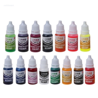 Lọ 10ml 15 Màu Uv Resin Dùng Làm Xà Phòng Tiện Dụng