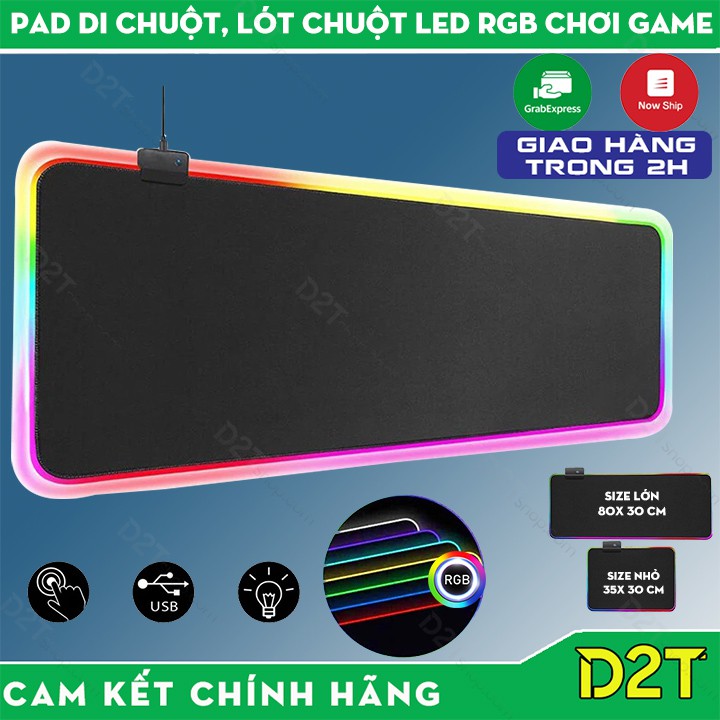 Lót chuột LED RGB, Pad - Mousepad Led RGB 80 x30 cm