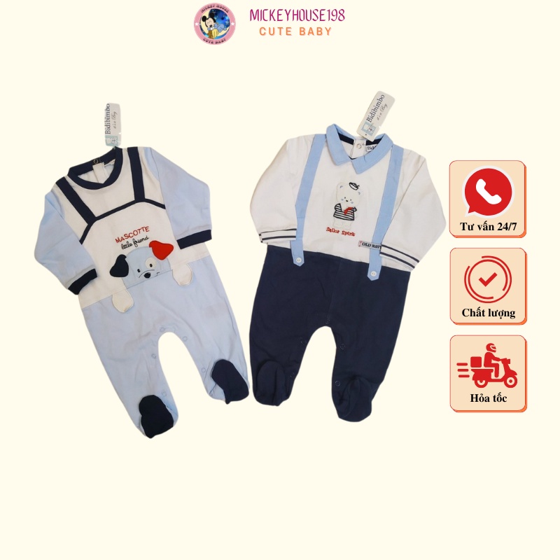 Body sleepsuit giả yếm, vest cho bé