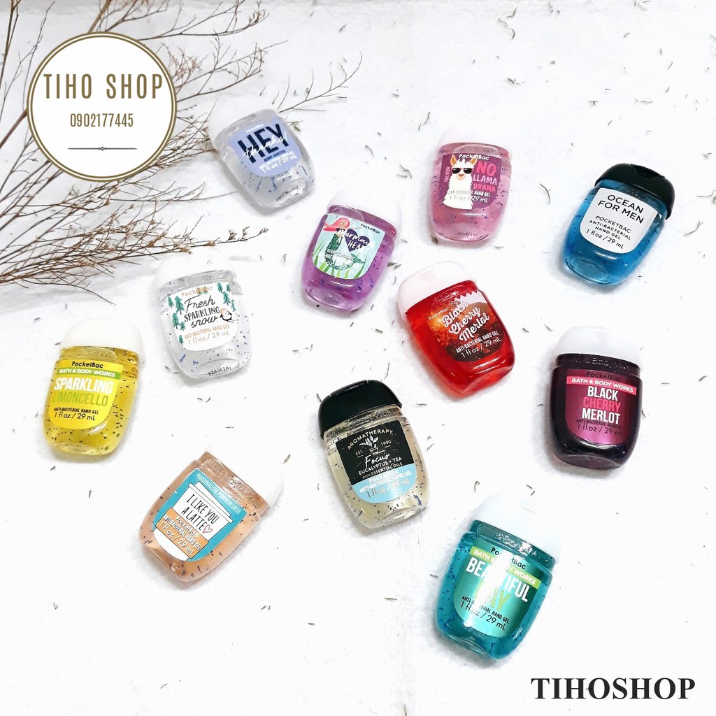 Gel Rửa Tay Khô PocketBac Bath And Body Works 29ml