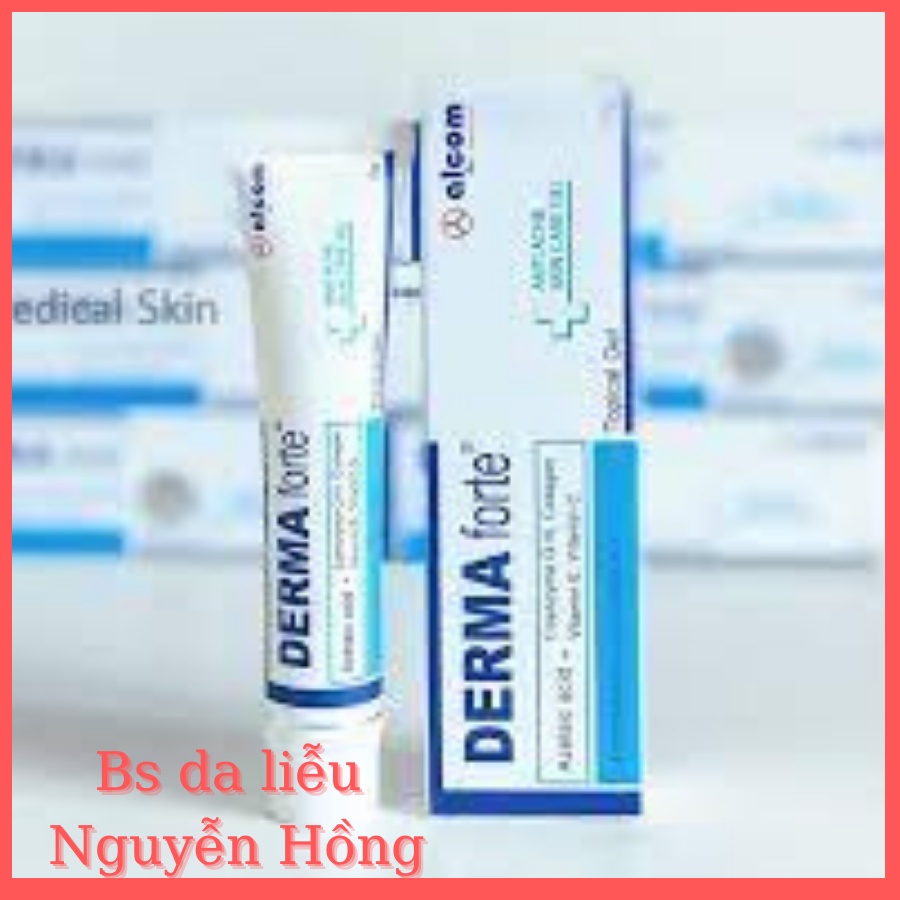 Derma Forte giảm mụn - Gel giảm mụn, giảm thâm Derma Forte 15g
