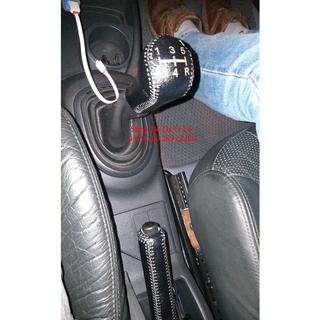 [UY TÍN] Bao da bọc cần số xe Matiz, Spark bản số sàn da bò thật, nhiều mầu sắc