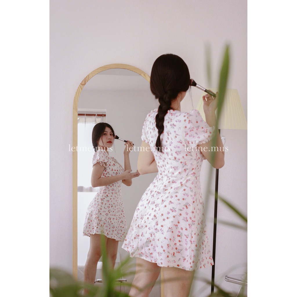 Đầm Hoa Ngắn Nhún Ngực MUS SHORT SOLA DRESS | BigBuy360 - bigbuy360.vn