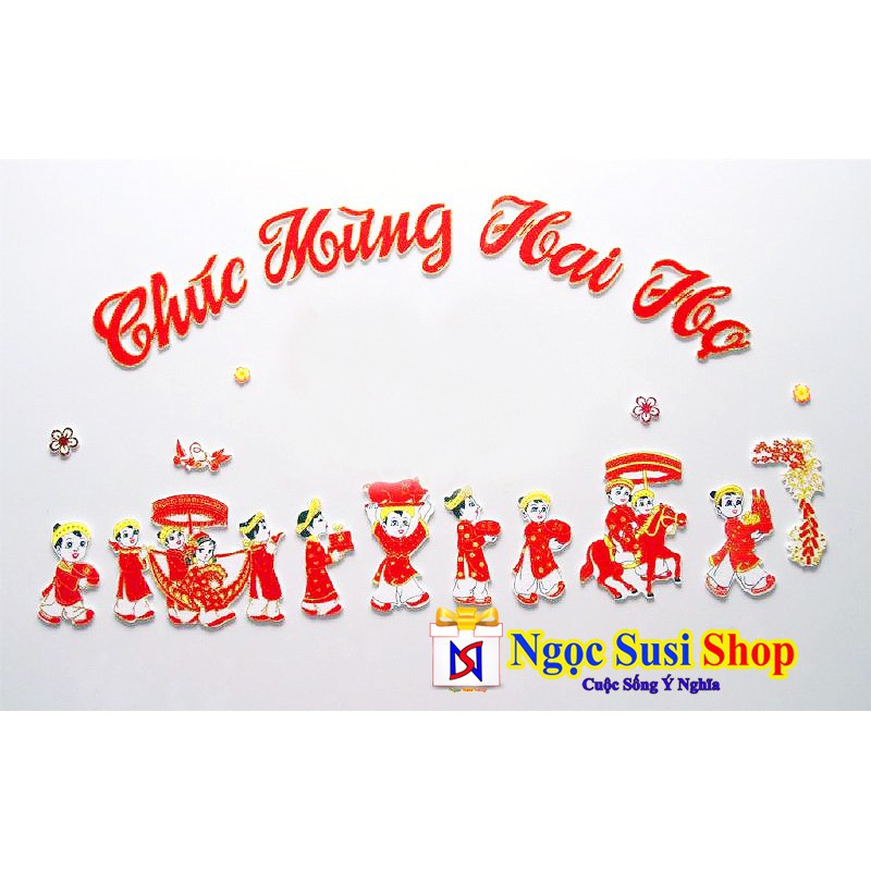 CHỮ XỐP NHUNG ĐỎ KIM TUYẾN TRANG TRÍ ĐÁM TIỆC - CÁI NÀY SỐ VÀ DẤU NHA