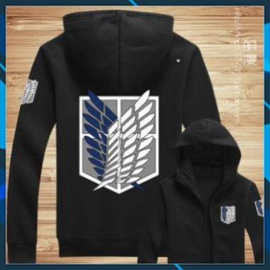 (SALE 50%) SALE MẠNH- HOT- Áo Khoác Nỉ Anime Attack On Titan - áo cực chất