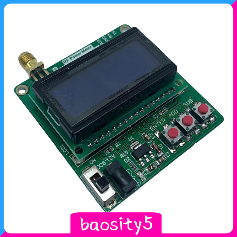 [baosity5]LCD Backlight Digital Display RF Power Meter Module -75~+16dBm Aluminum