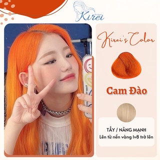 Thuốc nhuộm tóc màu CAM ĐÀO/CAM TƯƠI Kirei Hair, KireiHair, KIREIHAIR