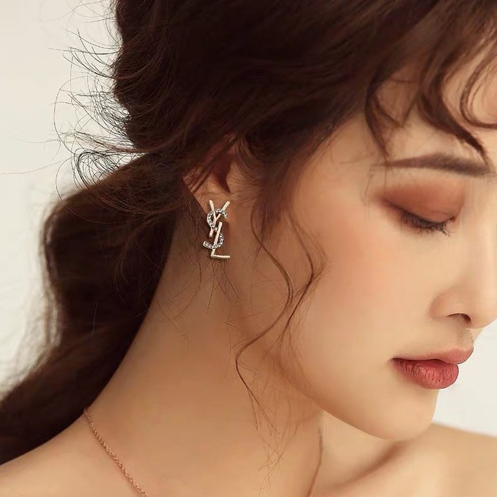 BÔNG TAI NỮ MS25 ĐÍNH ĐÁ THỜI TRANG HÀN QUỐC