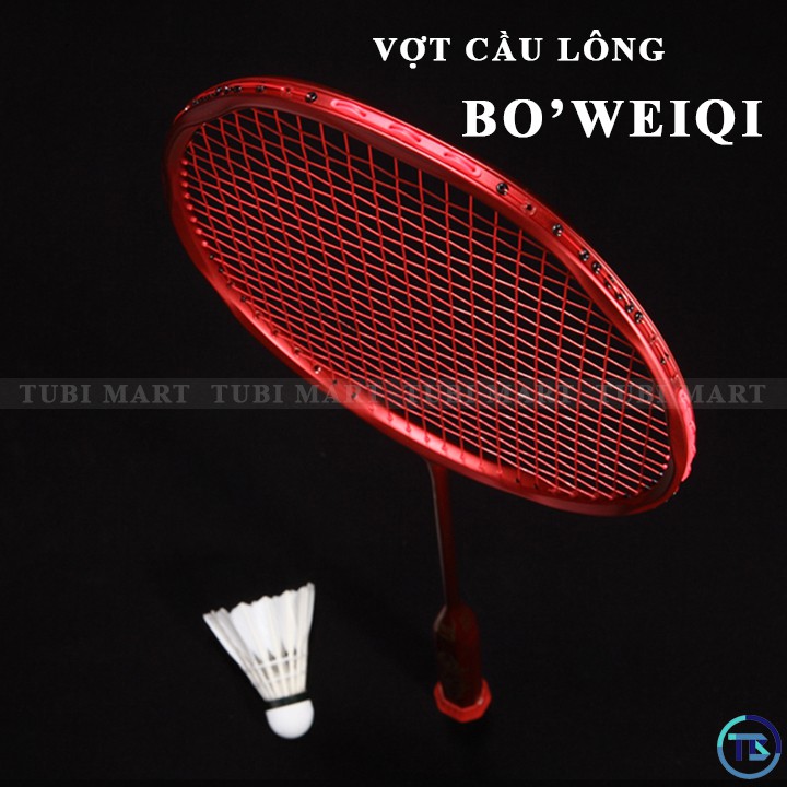 Bộ Vợt Cầu Lông Boweiqi Chính Hãng – Vợt Cầu Lông 100% Khung Carbon Siêu Bền, Siêu Nhẹ KÈM PHỤ KIỆN – TB07