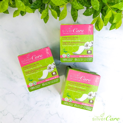 Kit mẫu thử Băng vệ sinh hữu cơ silvercare ban ngày, hàng ngày, tampon an toàn cho sức khỏe