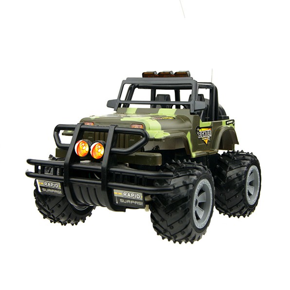 Đồ chơi trẻ em, Xe Jeep địa hình điều khiển từ xa có sạc pin, xe đồ chơi Jeep điều khiển từ xa 4 chiều vượt địa hình