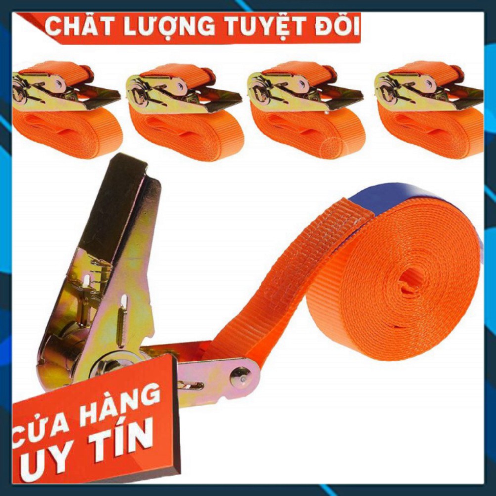 Dây cảo chằng hàng tăng đơ, bản 25mm, dài 1m-8m, tải trọng 1 tấn, chất liệu 100% Polyeter cường lực siêu bền Kho Quận 12