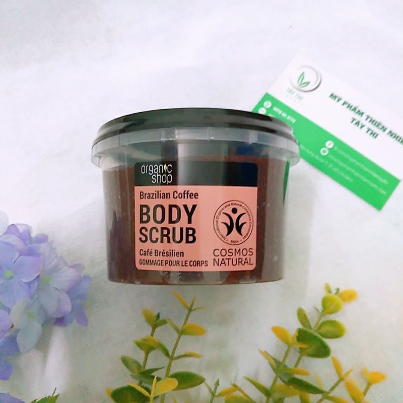 Tẩy da chết toàn thân Organic Shop Organic Coffee &amp; Sugar Body Scrub