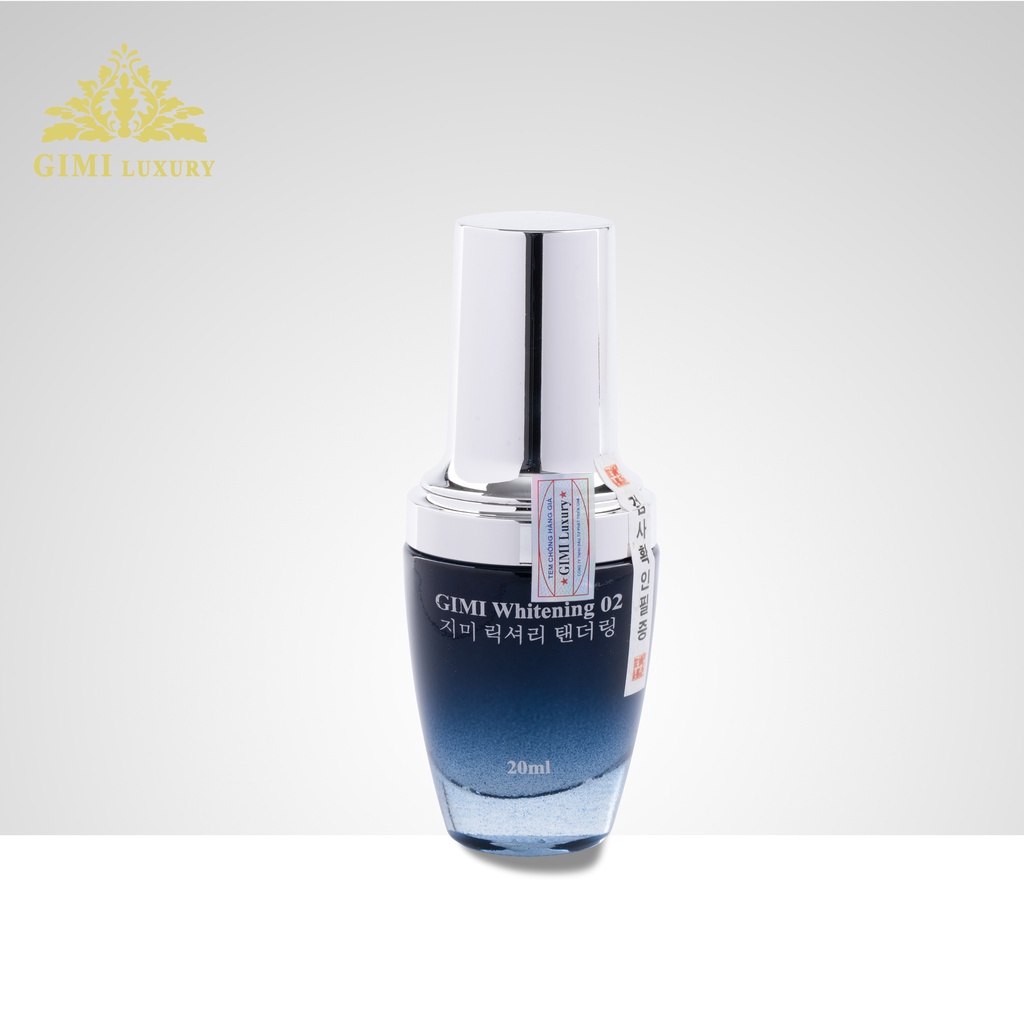 Tinh Chất GIMI Whitening 02 Hỗ Trợ Làm Giảm Sắc Tố Tối Màu, Giúp Da Trắng Sáng Tự Nhiên 20ML