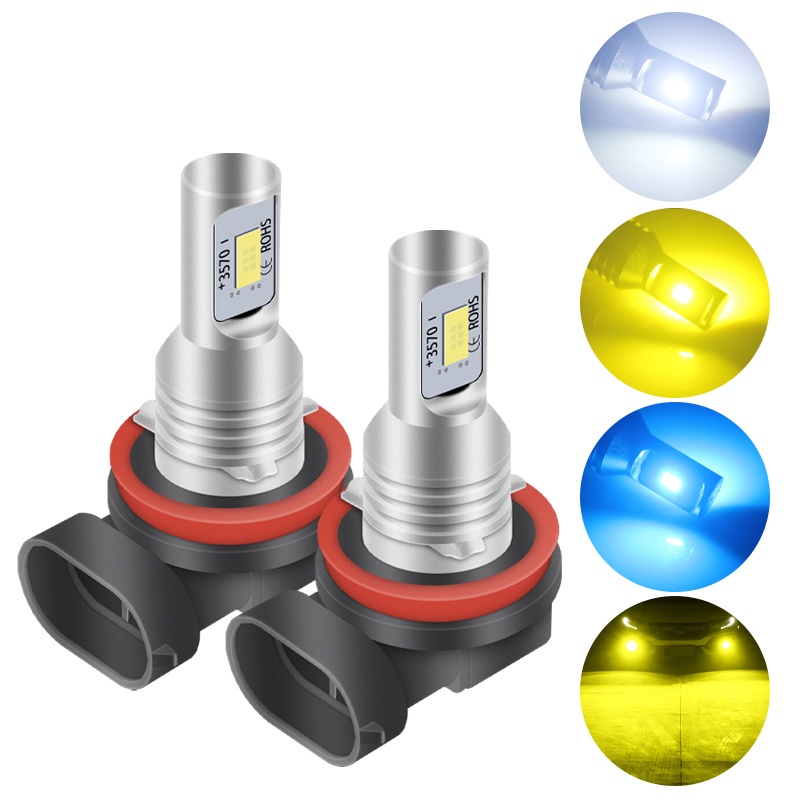 Set 2 Bóng Đèn Sương Mù H11 H8 9006 HB4 HB3 9005 881 H27 H1 H3 3570 Dành Cho Ô Tô