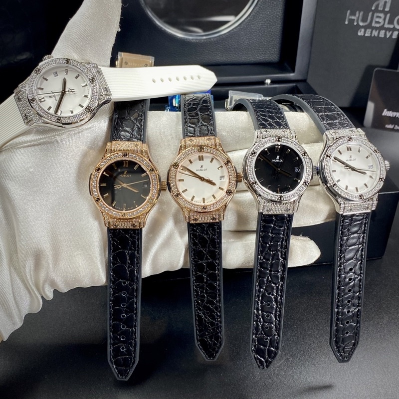 Đồng hồ nữ HB classic fusion size 33mm máy Thuỵ Sĩ