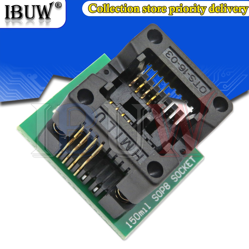 Ổ Cắm Chuyển Đổi Chương Trình Ghế Ngồi Rộng 150mil 200mil SA602 IC SOIC8 SOP8 Sang DIP8