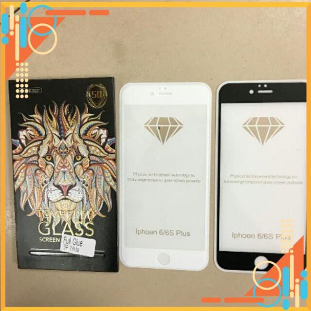 Kính cường lực full màn glue iphone 6/6 plus
