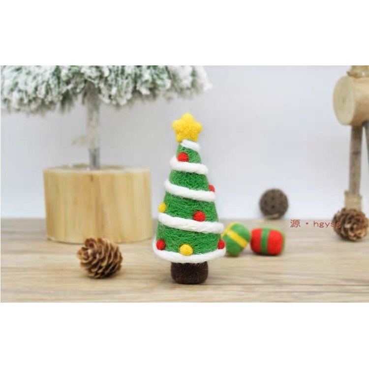 Len Chọc Handmade, Bộ Kit Len Chọc Giáng Sinh An Lành