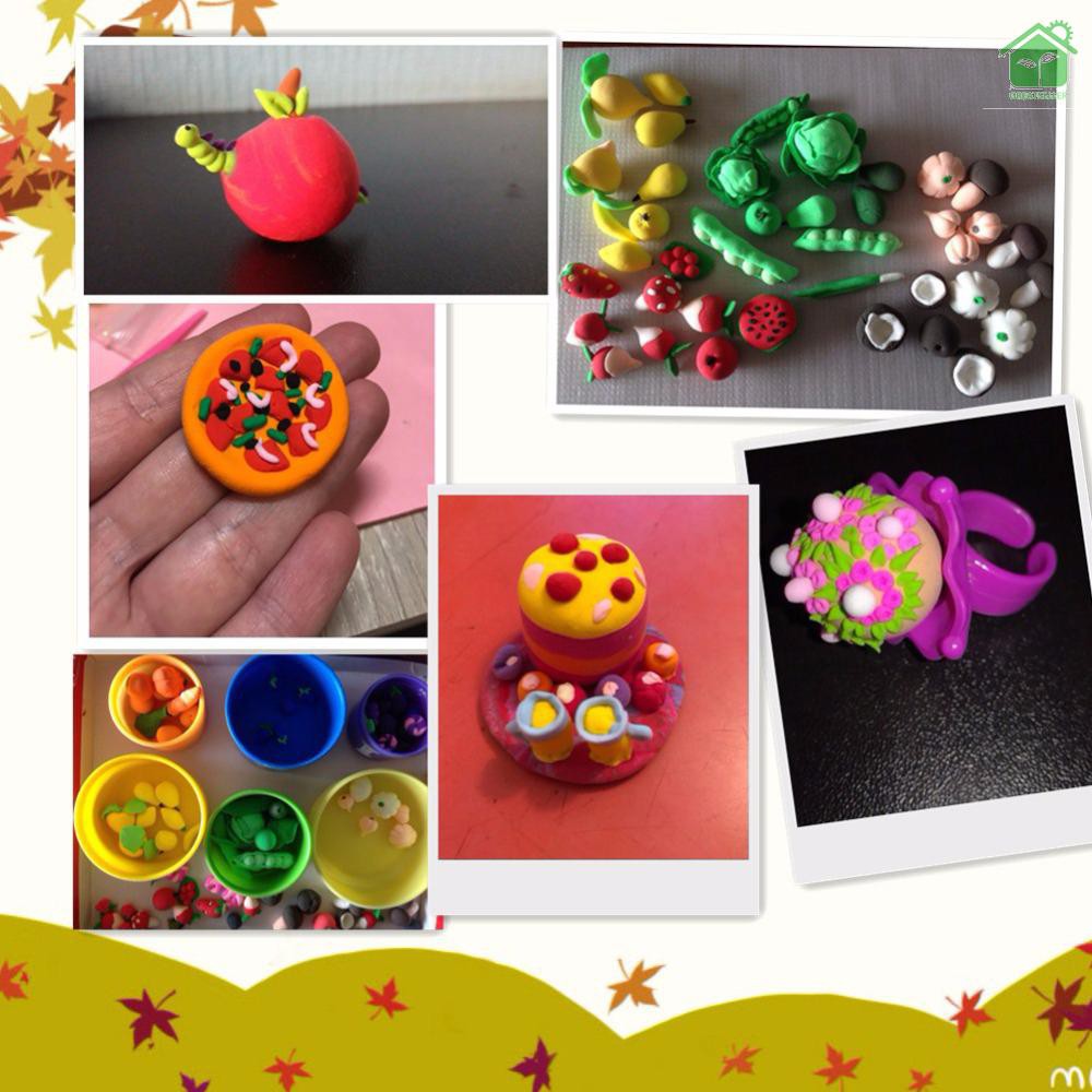 ♥♥gree~12/24/36 Colors Super Light Clay Educational Special DIY Plasticine Air Drying Soft Polymer Modelling Clay Multicolor