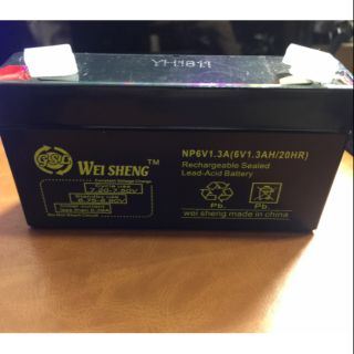 Pin 6v 1,3a wei sheng