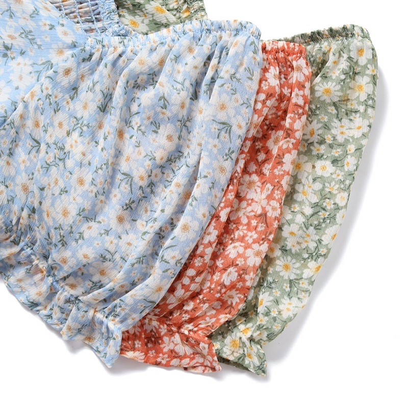 Áo hoa nhí peplum blashe