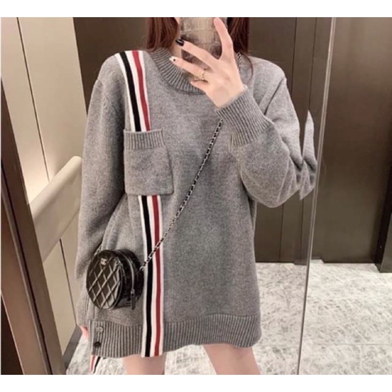 Áo thom browne len kẻ sọc