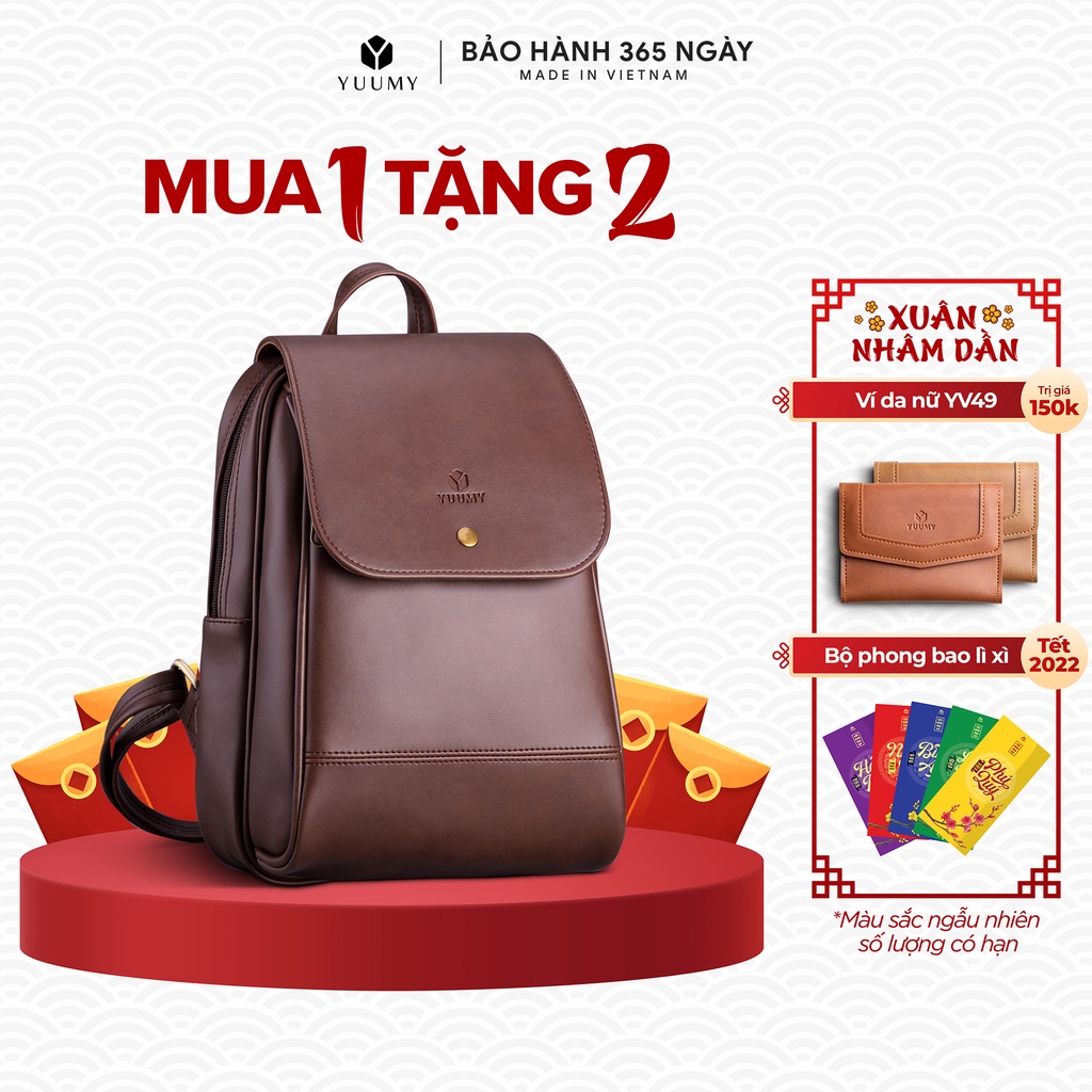 Balo nữ thời trang YUUMY mellow YBA28 phong cách dễ thương